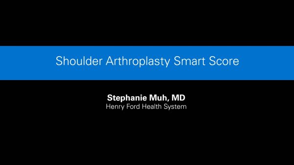 Shoulder Arthroplasty Smart Score