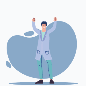 Chime App Surgeon Celebration Illustration
