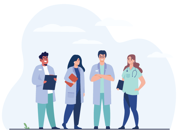 Chime medical staff illustration
